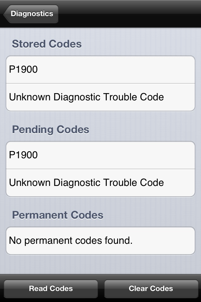 Fehlercodes 9-3 II