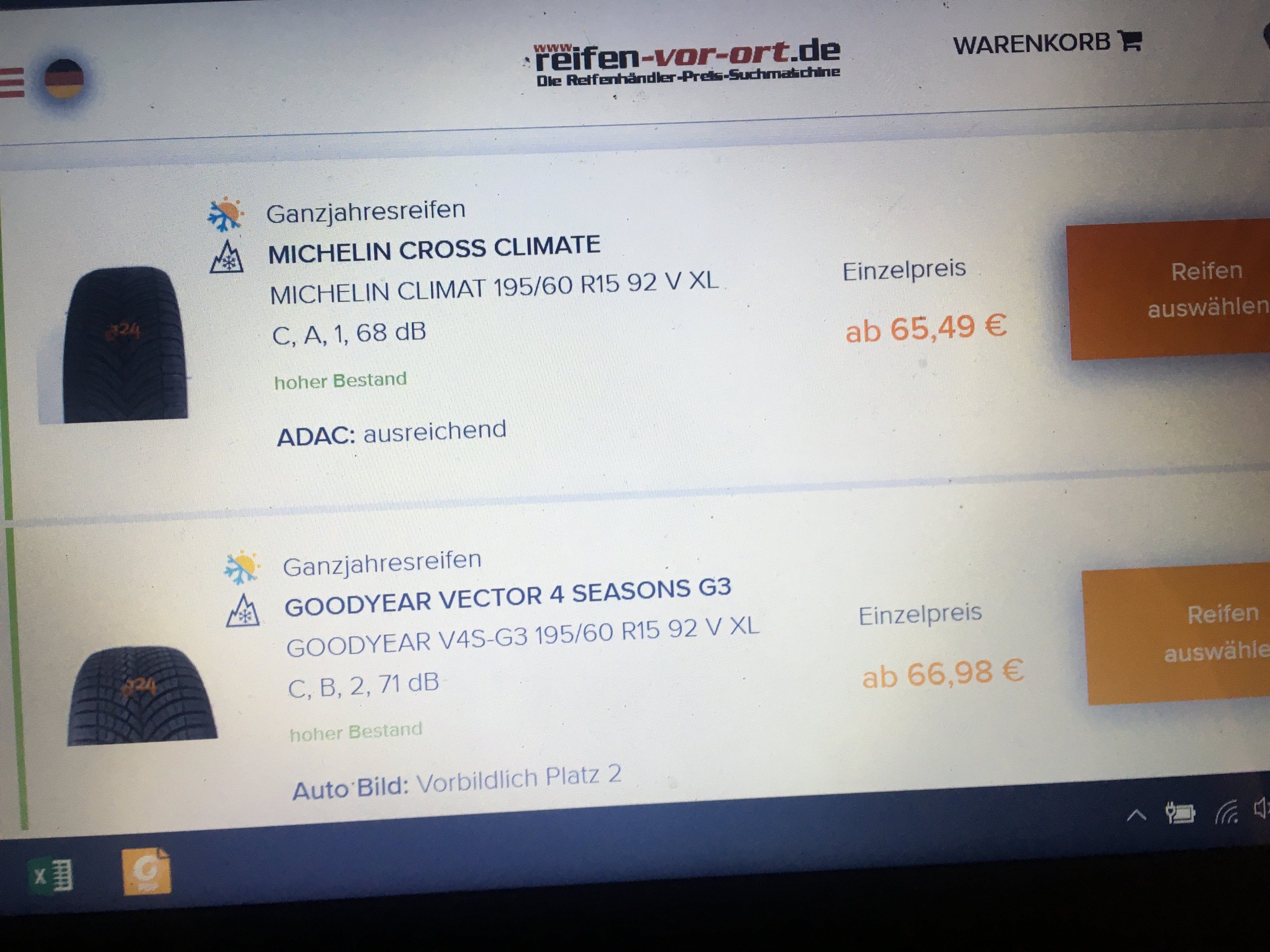 Die Reifen mal wieder: Michelin CrossClimate vs. Conti AllSeasonContact