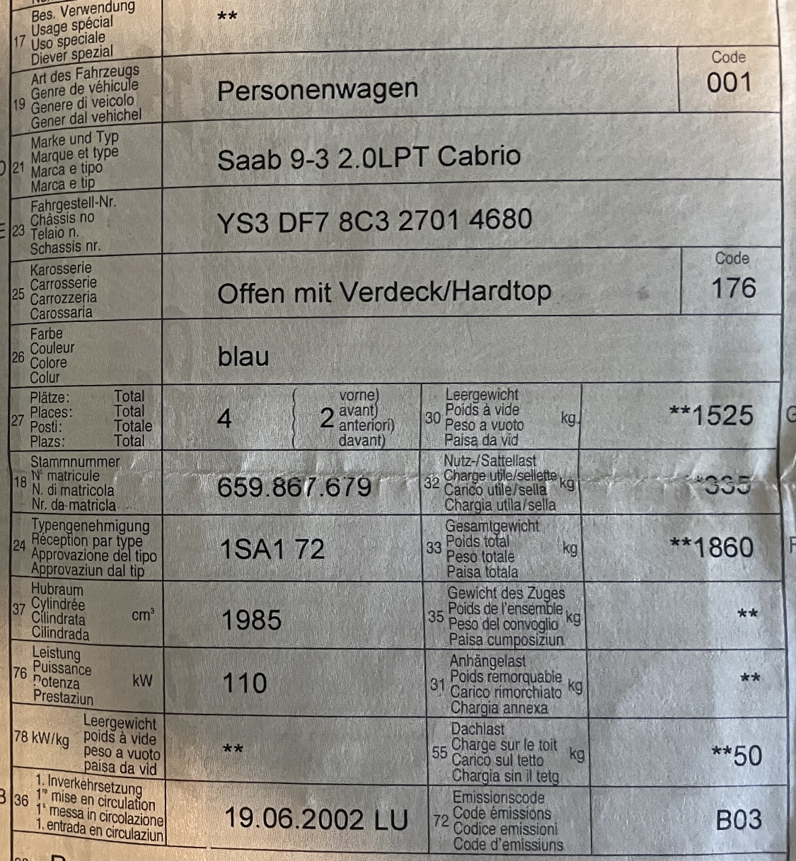 9-3 I Kein Rückwärtsgang mehr  Automatik