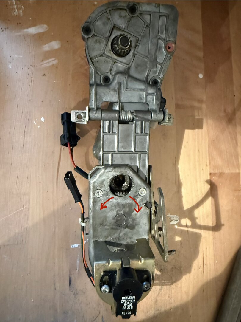 Potistellung Antrieb Verdeckkasten ?
